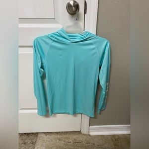 Kids Size 10-12 Columbia Fishing shirt/hoodie
